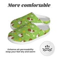 thumbnail image 6 of Daiia Guinea Pigs Print Women’s Fuzzy Slippers Memory Foam Lightweight House Shoes Cozy Loafer Flannel House Shoes-44/45, 6 of 7