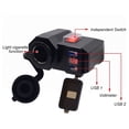 thumbnail image 5 of Motorcycle Socket Outlet Dual USB Charger LED Voltmeter+Switch, 5 of 6