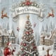 thumbnail image 3 of Cortina Baño Decorativa Papá Noel 256666 (4uds), 3 of 9