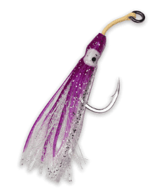 big squid fishing hook Horse 12"+ Rigged Circle Baitmasters of South Florida Comes with 2 hooks and and a glow finish California Surf Fishing | Big