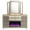 Ivory, Camel - Fireplace Dresser With Mirror, variant on Lorient 8-drawer LED Bedroom Dresser Cabinet Ivory and Camel