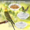 thumbnail image 5 of Happon 3Pcs Plastic Bird Feeders Bowls,Wild Birds Seed Feeder Waterer Round Birdbath Accessories Feeding Station Tray for Goldfinch,Oriole,Hummingbird, 5 of 6