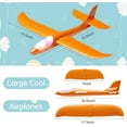 thumbnail image 4 of BAOPAI 1pcs Clearance LED Light Airplane 17.5inch Large Throwing Foam Plane Flight Mode Glider Plane Flying Toy For Kids Gifts For Boy Outdoor Sport Toys Birthday Party Favors Foam Best Gift, 4 of 5