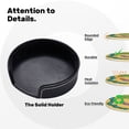 thumbnail image 7 of Miss Frizzle In A Pickle Magic School Bus Coasters With Leather Holder Set Of 6 Round Coasters for Home and Kitchen Decor, 7 of 7