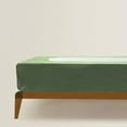 thumbnail image 5 of DNG Creations 1 Piece Box Spring Cover 100% Egyptian Cotton Wrap Around 4 Sides for Hotel & Home, Fits Box Springs up to 12 Inch Deep Pocket ( Solid Moss - California King ), 5 of 7
