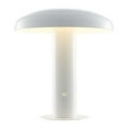 thumbnail image 5 of JONATHAN Y Suillius 11" Contemporary Bohemian Rechargeable/Cordless Iron Integrated Portable LED Mushroom Table Lamp, White, JYL7114B, 5 of 7