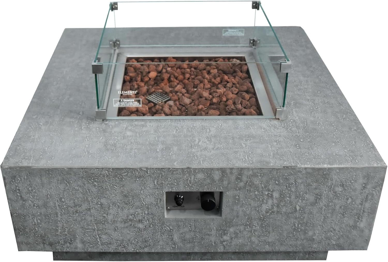 Fire Pit Wind Screen from ELEMENTI | ELEMENTI Plus and MODENO (Wind Screens, Square 22" WS - 004)