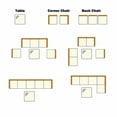 thumbnail image 3 of Superjoe 6 Pcs Outdoor Furniture Set Wicker Patio Sectional Sofa with Coffee Table,Blue Cushion, 3 of 7