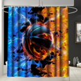 thumbnail image 2 of 4Pcs Soccer Shower Curtain for Boys Bathroom Set - Boys Sports Shower Curtain Set with Bath Mat Toilet Lid Cover Football Shower Curtain with 12 Hooks Boys Bathroom Decor, 70" x 70", 2 of 6