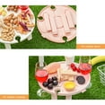 thumbnail image 5 of MERRYHAPY Portable Outdoor Wine Table with Plastic and Stable Legs, Perfect for Camping, Picnic, Backyard, and Outdoor Activities, 5 of 8