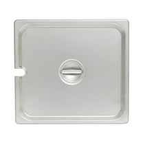 Excellante half size slotted cover for steam pans, comes in each