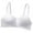 White, variant on TFEOQRY Tween Girls' Bras Underwear Seamless with Cups Gathered Comfortable Soft Bra Beige