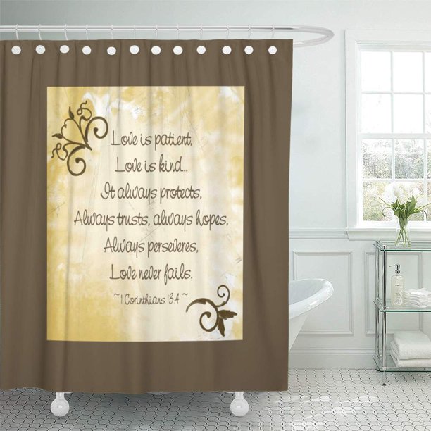 SUTTOM Spiritual Love is Patient Faith Corinthians from Inspirational