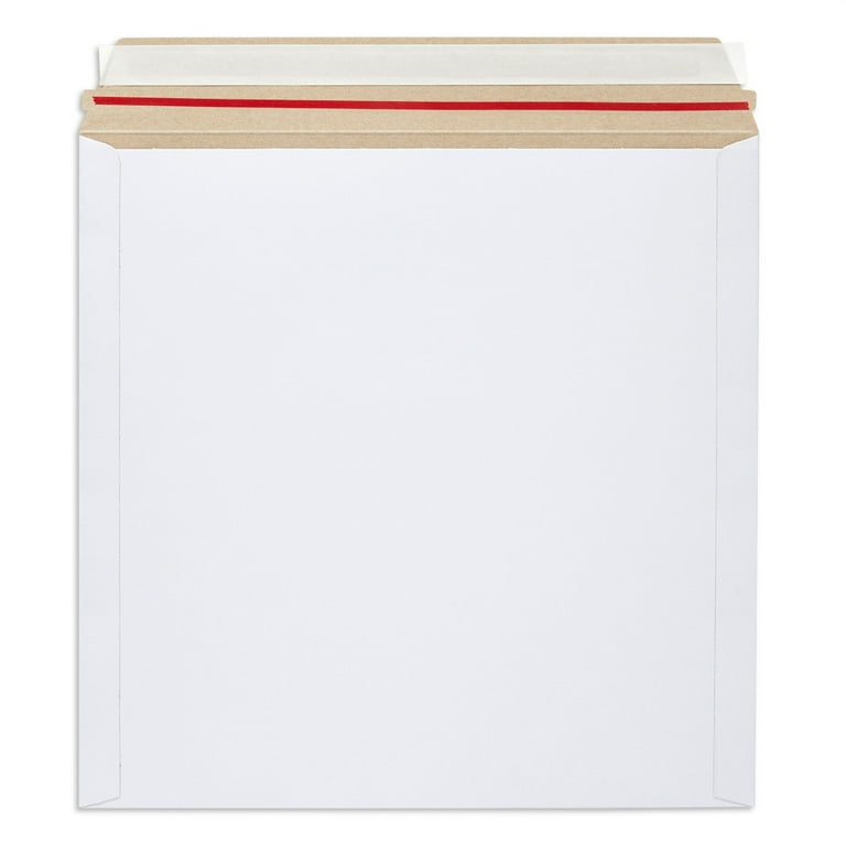 25-Pack Stay Flat Rigid Mailers 12x12 with Self Adhesive Seal, Bulk White Cardboard Envelopes for Shipping Photos, Mailing Calendars, Art Prints, CDs, Documents - Walmart.com 25-pack-stay-flat-rigid-mailers-12x12-with-self-adhesive-seal-bulk-white-cardboard-envelopes-for-shipping-photos-mailing-calendars-art-prints-cds-documents-walmart-com