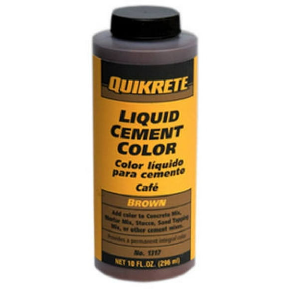 10 oz. Brown Liquid Cement Color, Quikrete, 1317-01
