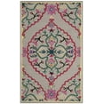 thumbnail image 2 of SAFAVIEH Bellagio Rio Floral Wool Area Rug, Dark Gray/Multi, 4' x 6', 2 of 11
