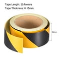 thumbnail image 2 of Unique Bargains Reflective Tape Yellow Black, 50mm x 25m, Outdoor Waterproof Warning Tape For Bikes, RV, and Boat Marking, 2 of 4