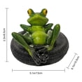 thumbnail image 6 of Dserhfy Floating Frog Decoration Pond Frog Decoration Resin Lying Frog Figure for Outdoor Garden Pond Swimming Pool Decor, 6 of 7