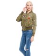 thumbnail image 4 of Women's Patch-Embellished Lightweight Bomber Jacket, 4 of 5