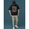 thumbnail image 2 of Zodiac Emoji Icons - Astrology Horoscope Graphic Men's T-shirt, 2 of 4
