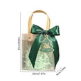 thumbnail image 3 of Hometravel Clear Christmas Hand Carry Bags, Transparent Holiday Gift Packaging, Seasonal Present Carrying Cases for Christmas Eve, Party Favors, Celebration Events, 3 of 6