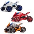 thumbnail image 1 of Coches Extraíbles, Juguetes De Motocicleta Para Niños De Más De 3 Años, Vehículos, Juguetes De Lanzamiento De Coches Con Luz Y Música, Fundido A Presión 2 En 1 Catapult Race Trinity Chariot Para Jugue Muyoka Hogar, 1 of 7