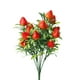 thumbnail image 2 of Bonsái de plantas artificiales simuladas: Decoración de la sala de estar, mesa de comedor, arreglo floral simulado de frutas al aire libre - Fresas, 2 of 6
