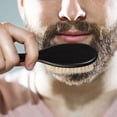 thumbnail image 3 of Material de cerdas de jabalí Cepillo de barba de doble propósito Juego de afeitado Herramientas profesionales de peluquería Brocha de afeitar para reducir el frizz, 3 of 6