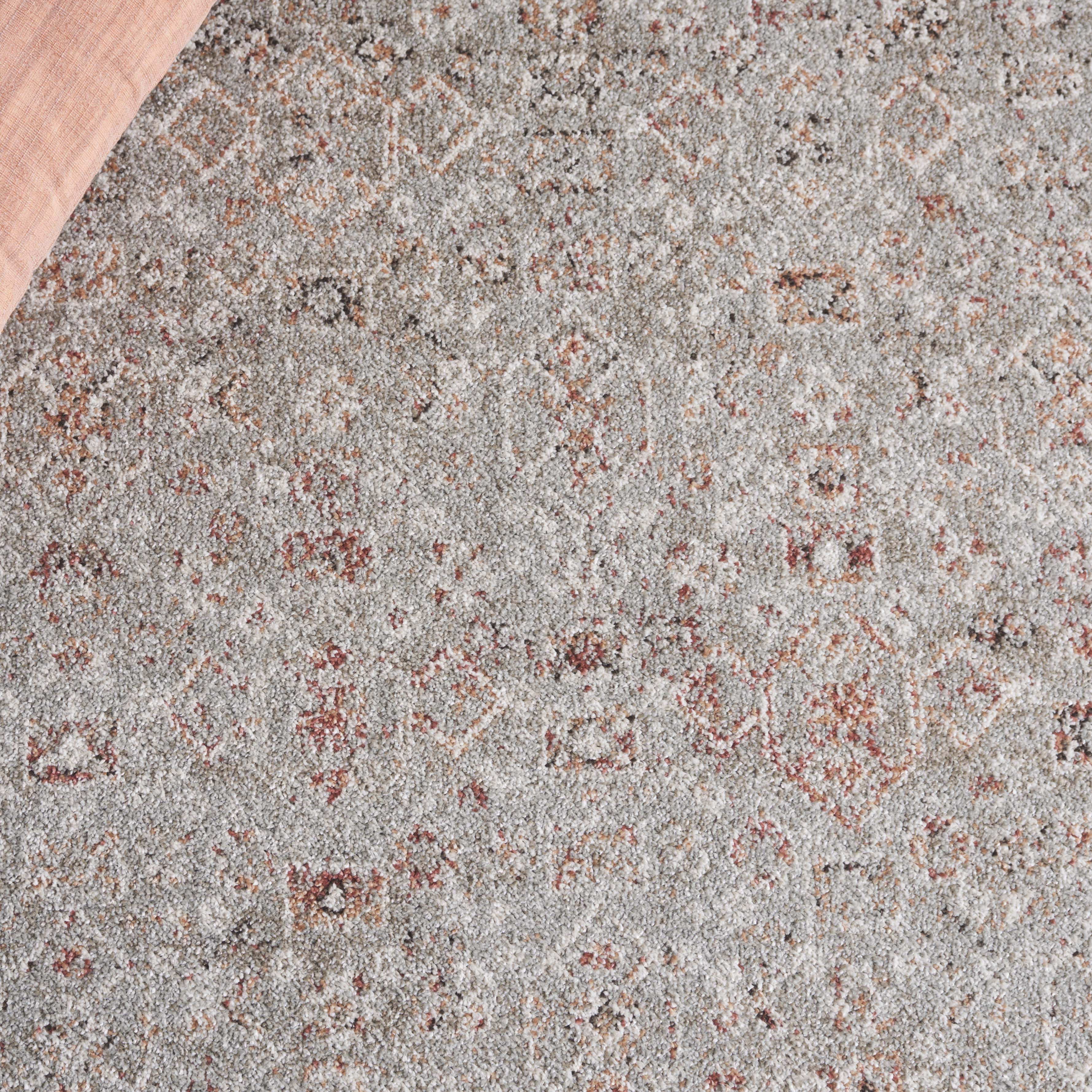 SAFAVIEH Vintage Tabriz Dimas Abstract Area Rug, Gray/Rust, 4' x 6'