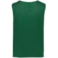 thumbnail image 2 of ASI 9717.438.2XL Adult Mesh Reversible Pinnie Top, Dark Green & White - 2XL, 2 of 6