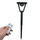 thumbnail image 4 of Luz de pared impermeable para exteriores, luz solar para jardín, 100 modos de luces para césped con control remoto, luces solares de seguridad multifuncionales, 4 of 8