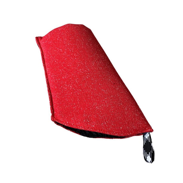 sweethay Mordedura de entrenamiento para mascotas, manga gruesa, mangas protectoras portátiles para brazos, accesorio interactivo profesional para Aseo de mascotas Rojo sweethay PT004587-02