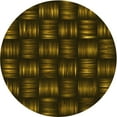 thumbnail image 1 of Ahgly Company Indoor Round Patterned Dark Bronze Brown Area Rugs, 5' Round, 1 of 1