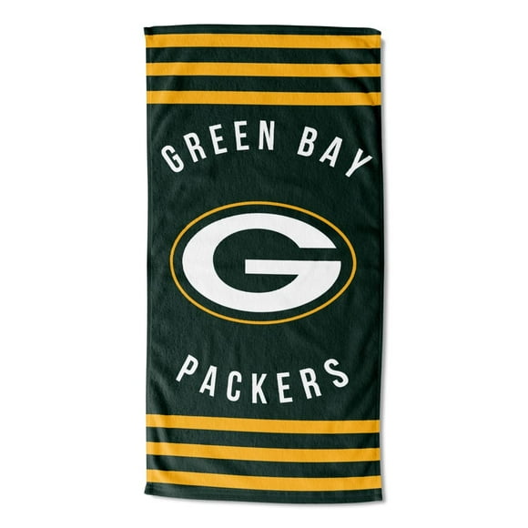 Northwest NFL Green Bay Packers Serviette de Plage Unisexe-Adulte, 30 Pouces x 60 Pouces, Rayures
