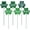 Green, variant on Valentines Day Decorations Outdoor, Set of 6 Rose Metal Flowers Decorative Garden Stakes for Valentines Day Decor, Lovely Yard Stakes for Home Lawn Pot Flowerbed Wedding Anniversary