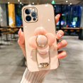 thumbnail image 1 of Funda giratoria con soporte de molino de viento, cubierta chapada en oro para iPhone 14, 13, 12, 11 Pro Max, XR, X, XS, 7, 8 Plus, 6S Fivean unisex, 1 of 2