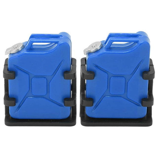 Tanque de combustible simulado para coche RC, 1 par de coches RC, mini lata de aceite para coche RC, accesorio de decoración RC muy versátil
