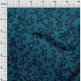thumbnail image 3 of oneOone Cotton Poplin Teal Blue Fabric Asian Dress Material Fabric Print Fabric By The Yard 56 Inch Wide, 3 of 4