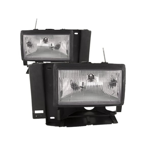 Front Headlight Set - Compatible with 1989 - 1992 Ford Ranger 1990 1991