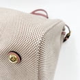 thumbnail image 5 of Pre-Owned VALENTINO GARAVANI Antibes Medium Handbag in Beige and Pink Canvas Leather for Women, 5 of 10