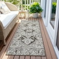 thumbnail image 6 of Addison Rugs Chantille Indoor/Outdoor Traditional Oriental Ivory Washable Runner Rug, 2'3" x 7'6", 6 of 6