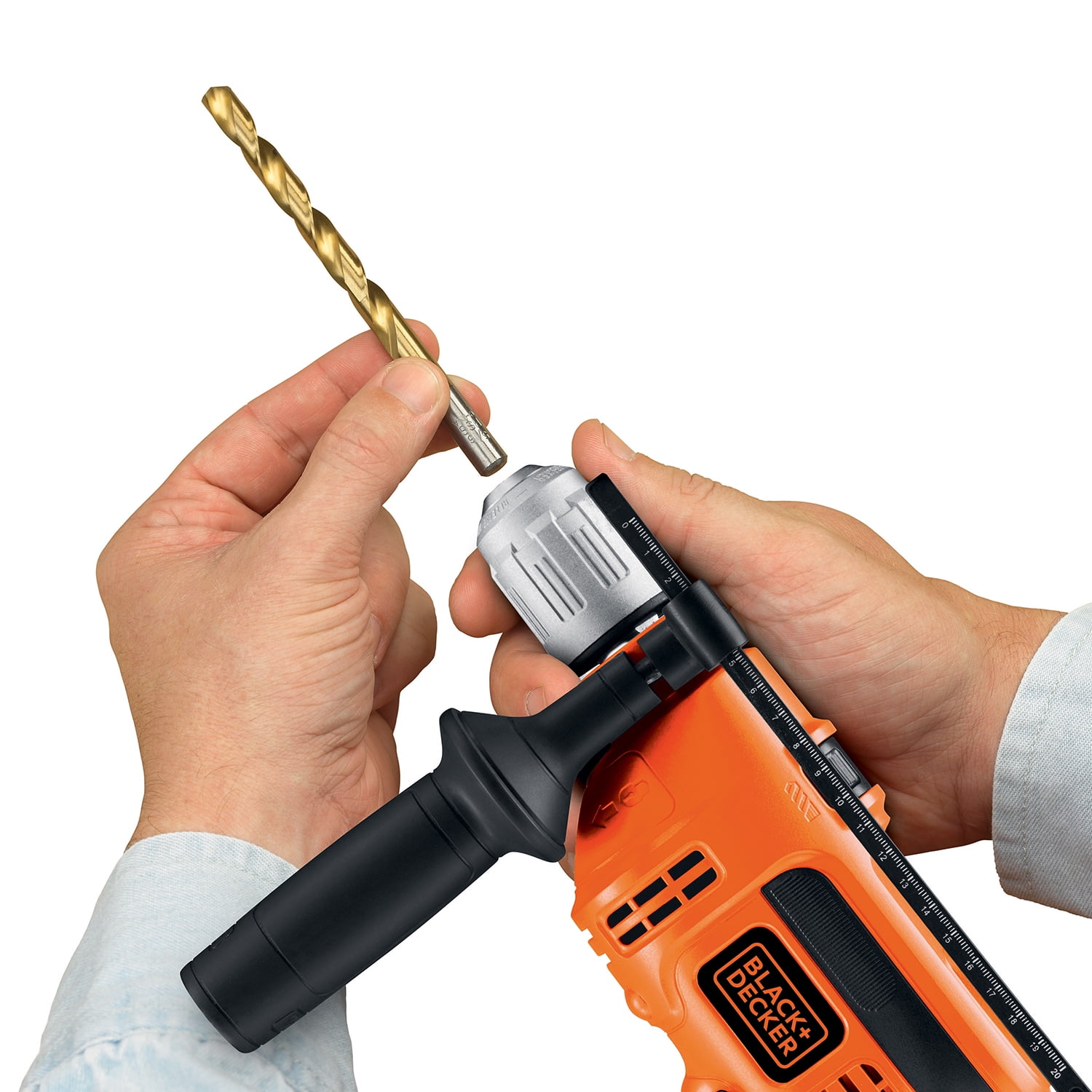 BLACK+DECKER 6.0 Amp 1/2-Inch Corded Vsr Hammer Drill, DR670