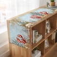thumbnail image 6 of Blue Beach Coastal 90 Inch Table Runner, Beach Coral Shell Nautical Lobster Farmhouse Dresser Scarf Cotton & Linen Tablerunner for Dining/Kitchen Island/Holiday Party Décor 13" x 90", 6 of 9