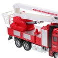 thumbnail image 6 of WHAMVOX Fire Fighting Truck Emergency Vehicle Fire Truck Model Toy Kids Pull-back Vehicle Model, 6 of 8