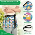 thumbnail image 4 of Yayeee Waist Apron with Pockets for Cooking Waterproof Half Server Aprons, Blue Checkered Daisy, 4 of 7