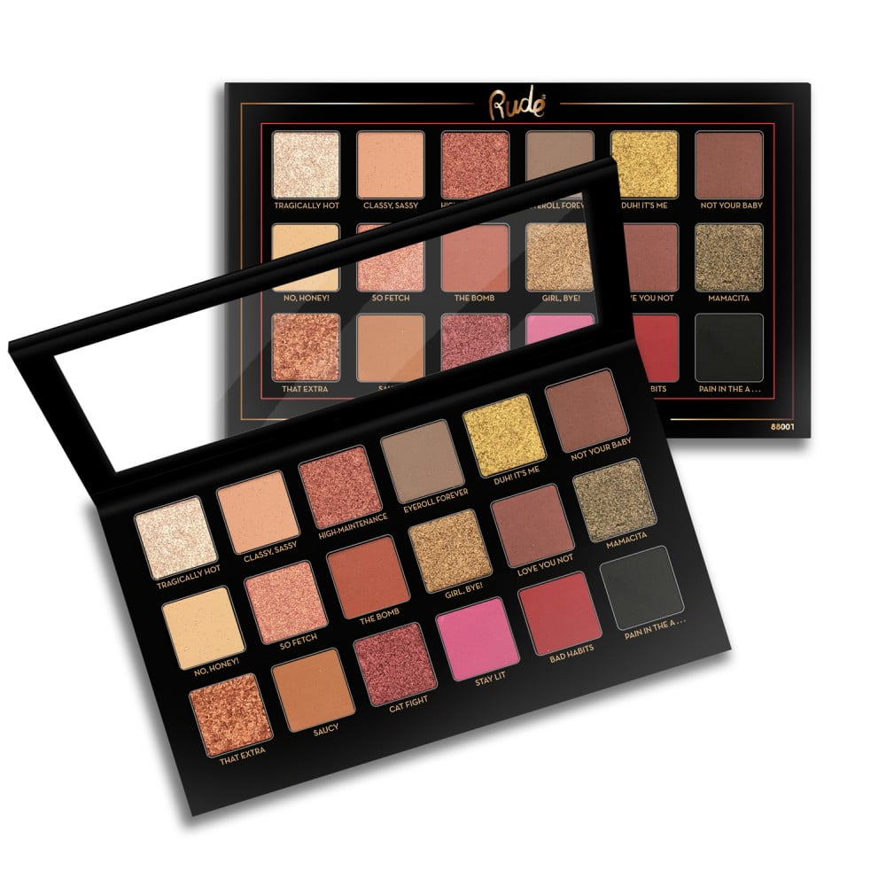 RUDE Too Much Drama 18 Eyeshadow Palette