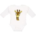 thumbnail image 3 of Inktastic Cute Giraffe Boys or Girls Long Sleeve Baby Bodysuit, 3 of 5