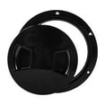 thumbnail image 3 of Escotilla para barco, placa de cubierta de inspección marina, fácil de instalar, anillos tóricos de goma, sello impermeable profesional para barco 5 pulgadas negro, 3 of 8