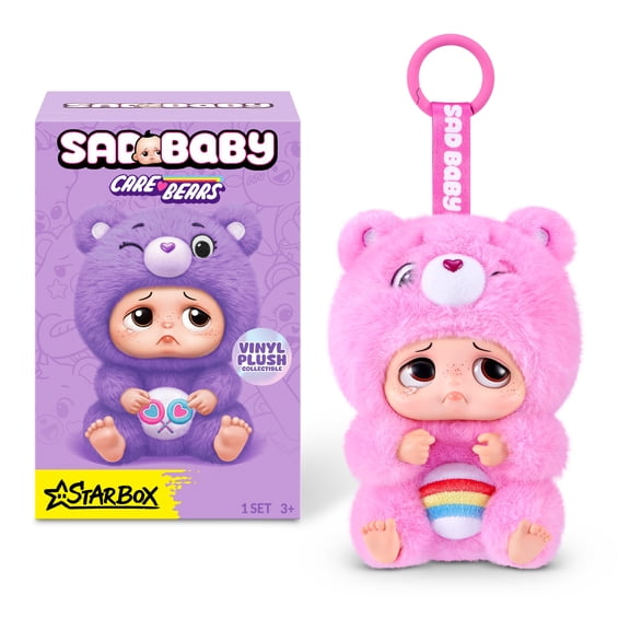 Sad Baby Care Bears Series 1 Blind Box Surprise Collectible Keychain Toy by STARBOX for Ages 3
