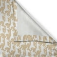 thumbnail image 3 of Ambesonne Western Kitchen Curtains, Horse Silhouette Animal, 55"x45", Tan White, 3 of 3